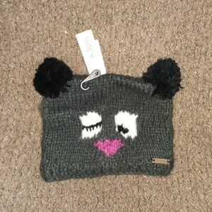 BARTS-Grizly Beanie-Hand Knit-Dark Gray-NEW WITH TAGS